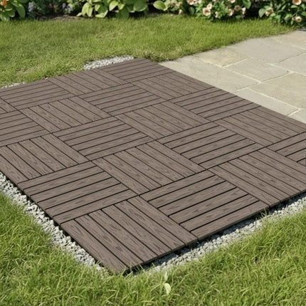 Piso Deck 30x30 cm – Paquete con 10 piezas HW-005