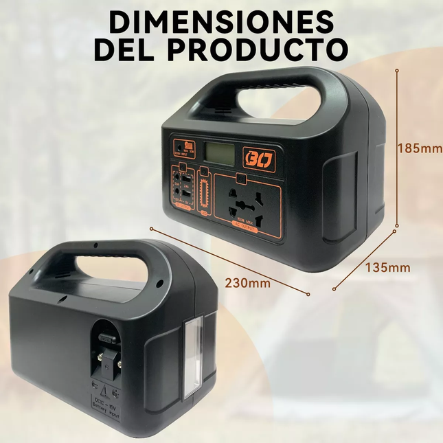 Estación De Energía Portátil De 150w Fuente De Alimentación