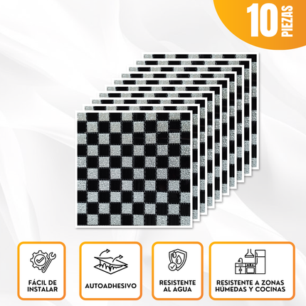 🌟 Mosaico de Vidrio 1548-1 — ¡Brillo Moderno en Pack de 10 Unidades! 💎✨