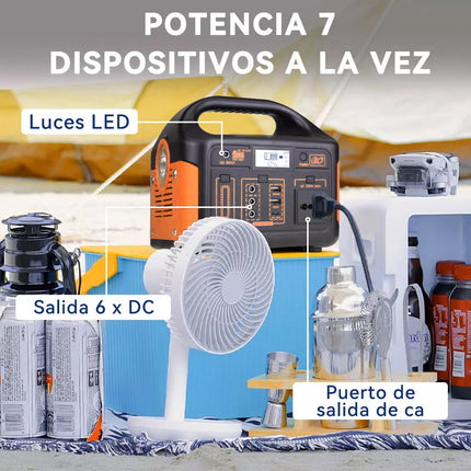 Estación De Energía Portátil 300w Almacenamiento Aire Libre