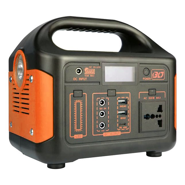 Estación De Energía Portátil 300w Almacenamiento Aire Libre