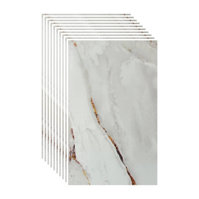 🤍💫 Pegatina Mármol Blanco Pulido Ultra Clean – Pack de 10 unidades | SKU: CLS-YY-1074