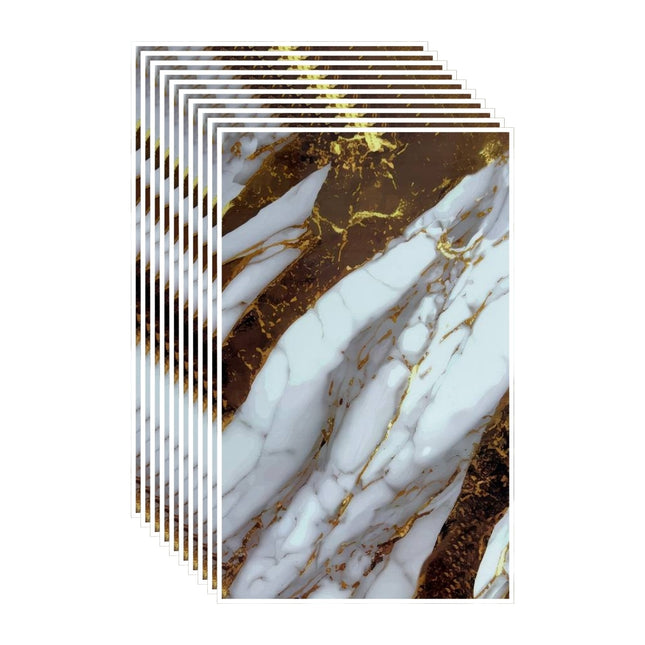 🪨🌿 Pegatina Mármol Natural Suave EcoStyle – Pack de 10 unidades | SKU: CLS-YY-1109