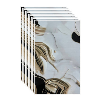 🤍💎 Pegatina Mármol Blanco Perlado Elegante – Pack de 10 unidades | SKU: CLS-YY-1152