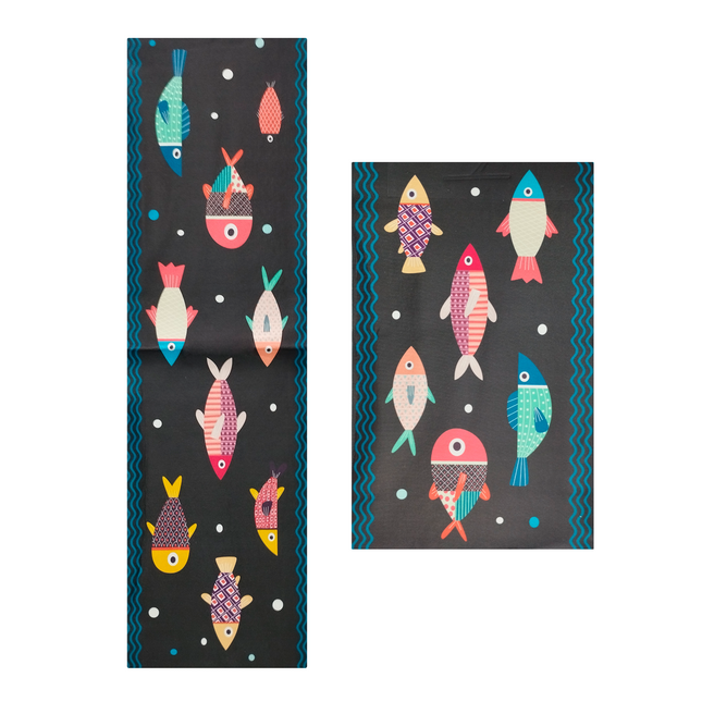 Juego De Alfombras Para Cocina 2 Piezas Antideslizantes Modelo 036