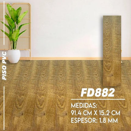 Piso PVC Autoadhesivo 36 Laminas 5m2 - FD882