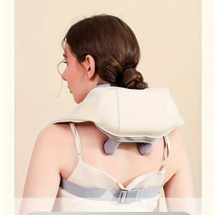 Masajeador Shiatsu Portátil para Cuello, Hombros y Espalda