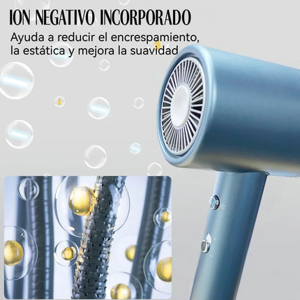 Secadora de Cabello Profesional de Alta Potencia y Velocidad