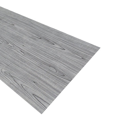 Piso PVC Autoadhesivo Tipo Madera 16 Pzas Cobertura 6.68 m² GRIS