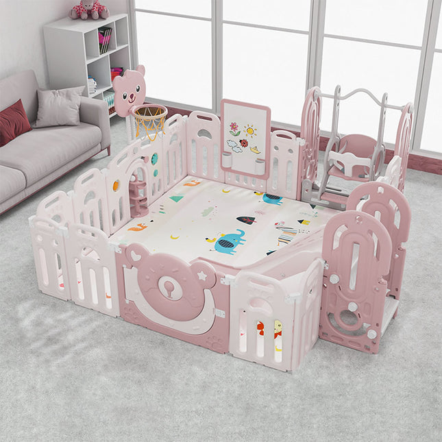 Corral para Bebés - FQ-WL-QD094 ROSA