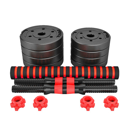 Set de Mancuernas 20KG - Negro