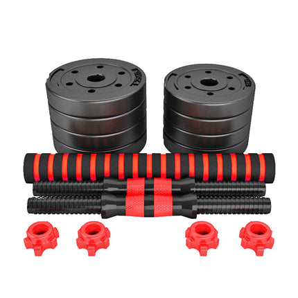 Set de Mancuernas 40KG - Negro