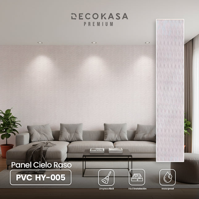 Panel Cielo Raso PVC  HY-005