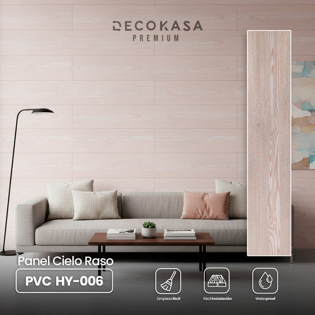 Panel Cielo Raso PVC  HY-006