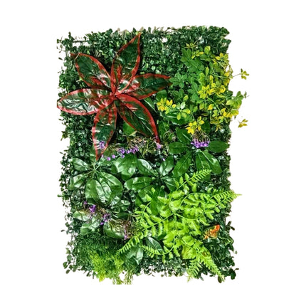 Follaje Artificial 4 Piezas Plantas Decorativas Sintéticas Verde JCC-002