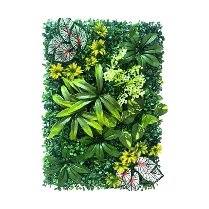 Follaje Artificial 4 Piezas Plantas Decorativas Sintéticas Verde JCC-003