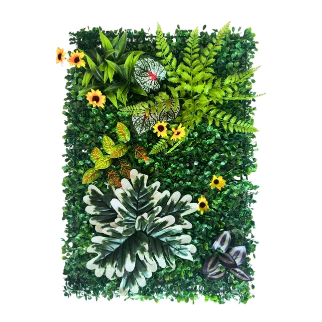 Follaje Artificial 4 Piezas Plantas Decorativas Sintéticas Verde JCC-004