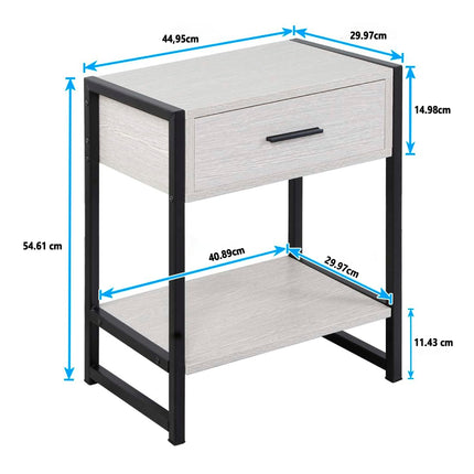 Mesa de Noche Blanco  X0042W1RJL