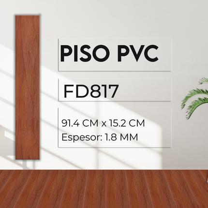 Piso PVC Autoadhesivo 36 Laminas 5m2 - FD817