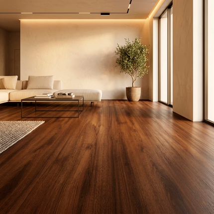 Piso PVC Autoadhesivo Tipo Madera 16 Pzas Cobertura 6.68 m²