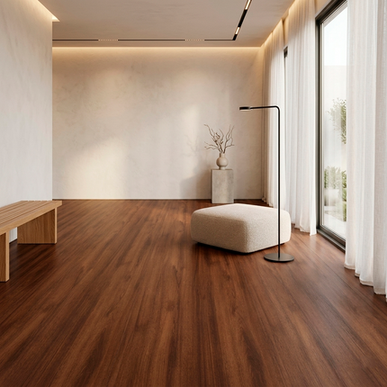 Piso PVC Autoadhesivo Tipo Madera 16 Pzas Cobertura 6.68 m²