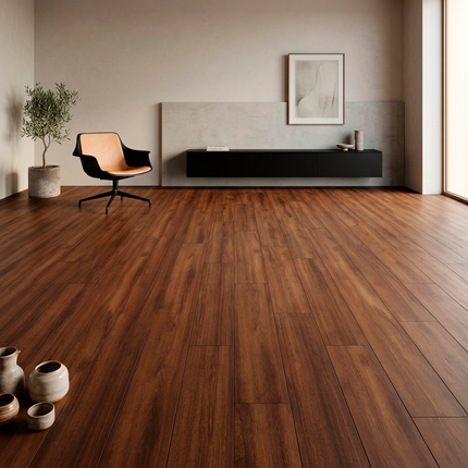 Piso PVC Autoadhesivo Tipo Madera 16 Pzas Cobertura 6.68 m²