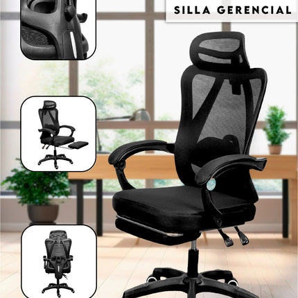 Silla de Oficina  T18 - Negro