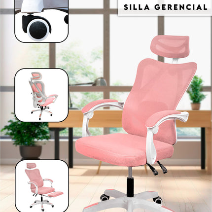 Silla de Oficina  T18 - Rosa