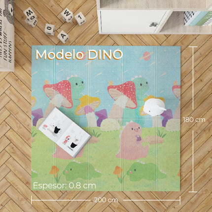 Piso Plegable para Niño - Modelo Dino