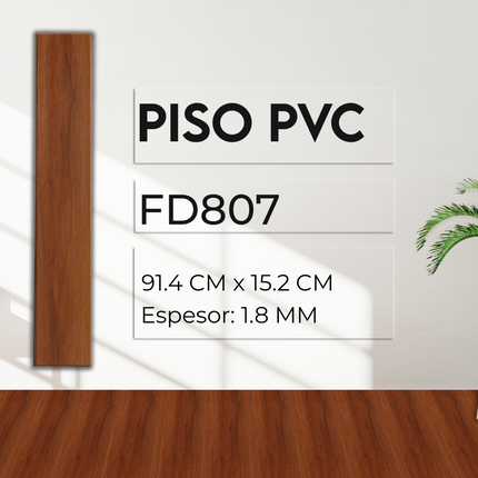 Piso PVC Autoadhesivo 36 Laminas 5m2 - FD807