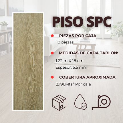 Piso Vinílico Spc OHID-006