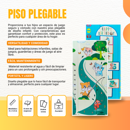 Piso Plegable para Niño - Modelo U