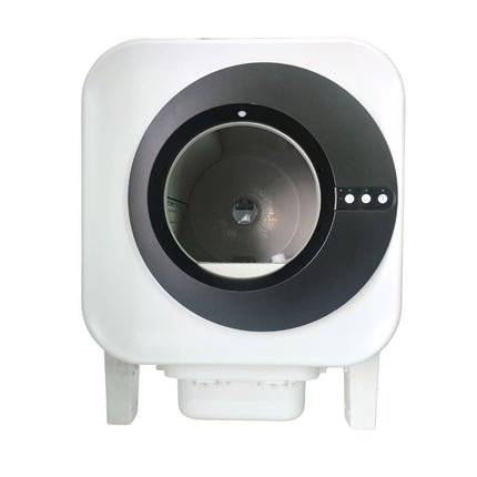 Arenero Inteligente Automático para Gatos Blanco | Limpieza Automática y Control de Olores