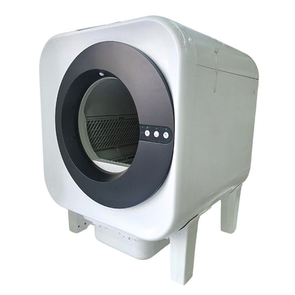 Arenero Inteligente Automático para Gatos Blanco | Limpieza Automática y Control de Olores