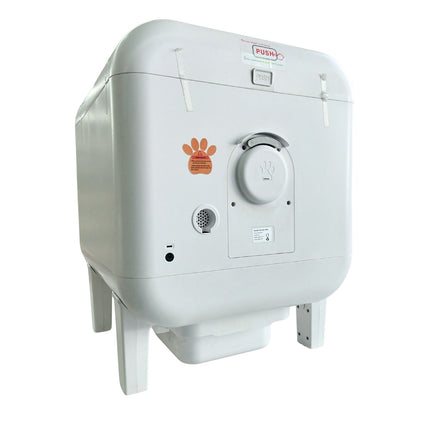 Arenero Inteligente Automático para Gatos Blanco | Limpieza Automática y Control de Olores