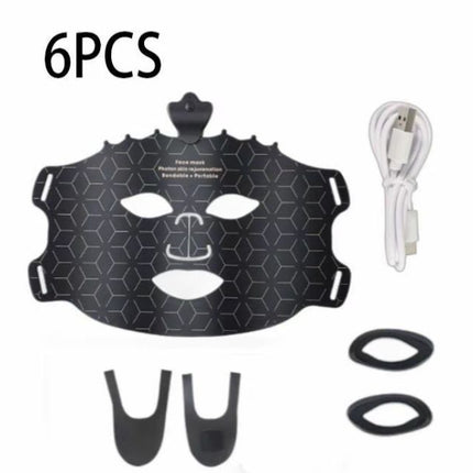 Máscara de Terapia de Luz 7 Colores para Hidratación y Reafirmación